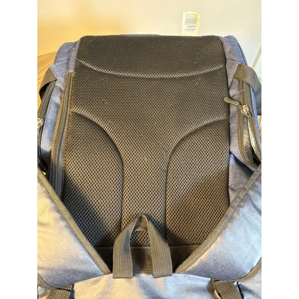Eddie Bauer Diaper Backpack First Adventure Blue Excellent Insulated Pockets